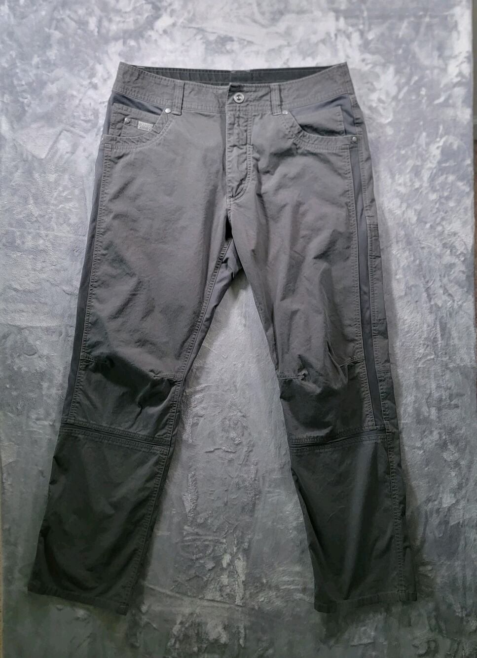 Kuhl Mens Mens 34x30 (29L) Radikl Legendary Hiking Gorpcore Pants Gray